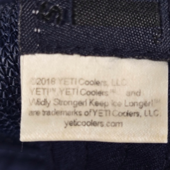 YETI Coolers -Patch Trucker Snap Back Hat- Navy Blue - Picture 9 of 9